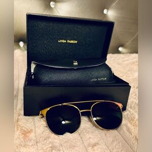 ✨ LINDA FARROW “LFL421” MIRROR LUXE SUNGLASSES ✨